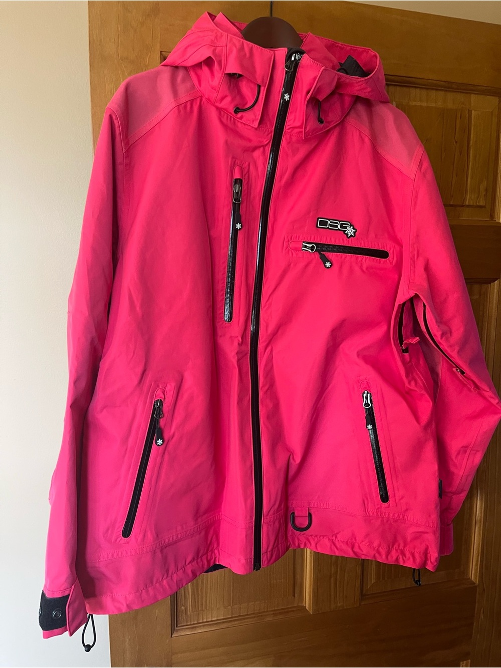 DSG Prizm Uninsulated BackCountry Hooded Snomobile Jacket - Pink